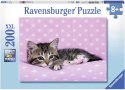 Puzzle 200 elementów XXL Kotek Ravensburger Polska