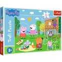 Puzzle 24 Maxi Zabawy na polanie Świnka Peppa Trefl