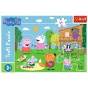 Puzzle 24 Maxi Zabawy na polanie Świnka Peppa Trefl