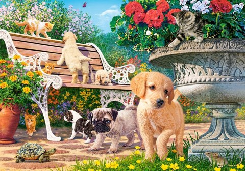 Puzzle 500 elementów Pieski zabawa w chowanego Castor