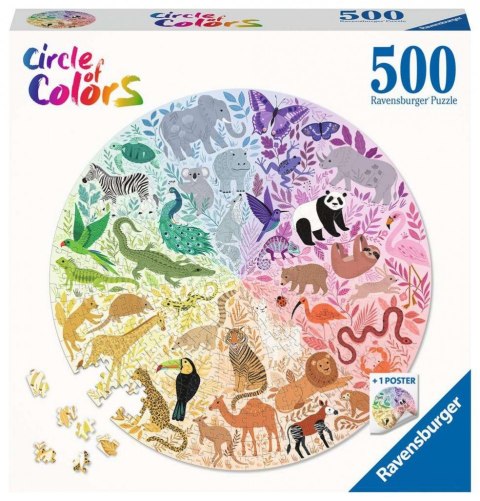 Puzzle 500 elementów Zwierzęta Ravensburger Polska