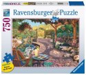 Puzzle 750 elementów Duży Format Piękne podwórko Ravensburger Polska