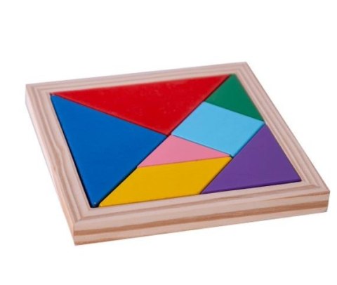 Układanka drewniana - Tangram ASKATO