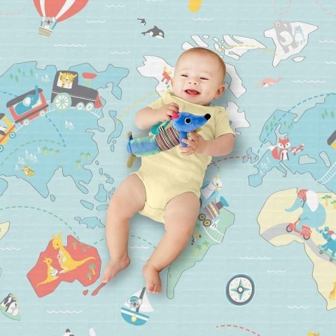 Dywan piankowy dwustronny Mali Podróżnicy Skip Hop