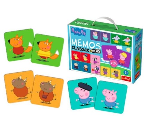 Gra Memos classic & plus Świnka Peppa Trefl