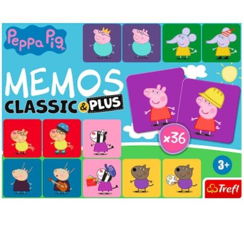 Gra Memos classic & plus Świnka Peppa Trefl