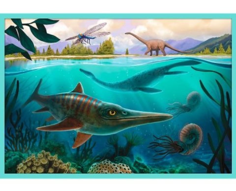 Puzzle 10w1 W świecie dinozaurów Trefl