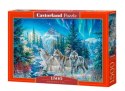 Puzzle 1500 elementów Wilki Moonrise Call Castor