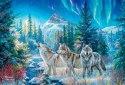 Puzzle 1500 elementów Wilki Moonrise Call Castor
