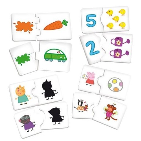 Biurko z zestawem gier - Świnka Peppa Lisciani
