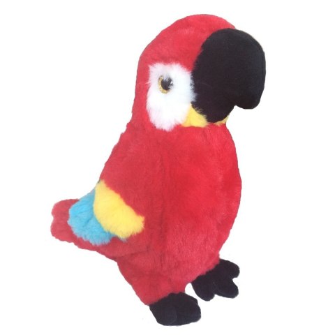 Maskotka Papuga Ara czerwona 28 cm Beppe