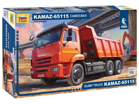 Model plastikowy Kamaz 65115 Wywrotka 1/35 Zvezda