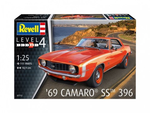 Model plastikowy samochód 69 Camaro SS 1/25 Revell