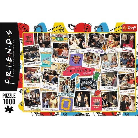 Puzzle 1000 elementów Przyjaciele Najlepsze momenty Trefl
