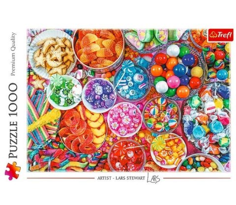 Puzzle 1000 elementów Wyśmienite słodkości Trefl