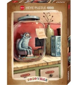 Puzzle 1000 elementów Zozoville Kwarantanna Heye
