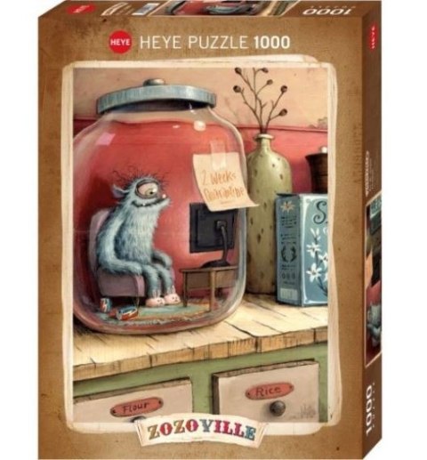 Puzzle 1000 elementów Zozoville Kwarantanna Heye
