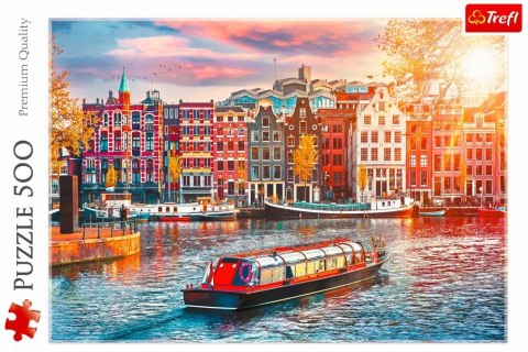 Puzzle 500 elementów Amsterdam Holandia Trefl