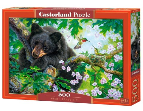 Puzzle 500 elementów Niedźwiedź Wish I Could Fly Castor