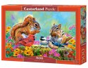Puzzle 500 elementów Wiewiórki Snack Time Castor