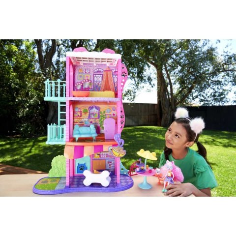 Lalka Enchantimals Miejski domek z kawiarenka Zestaw HHC18 Mattel