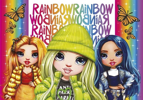 Puzzle 104 elementy Brilliant Rainbow High Clementoni