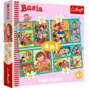 Puzzle 4w1 Przygody Basi Trefl