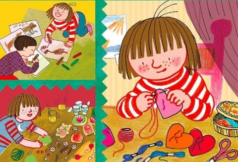 Puzzle 4w1 Przygody Basi Trefl