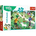Puzzle 60 elementów Radosny dzień Treflików Trefl