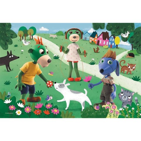 Puzzle 60 elementów Radosny dzień Treflików Trefl