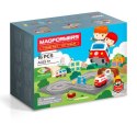 Zestaw klocków magnetycznych Miasto - Autobus 16 elementów Magformers