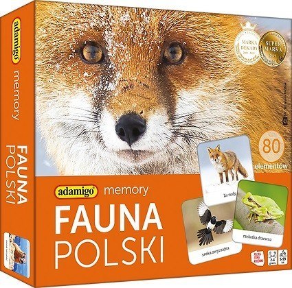 Gra Memory - Fauna Polski Adamigo