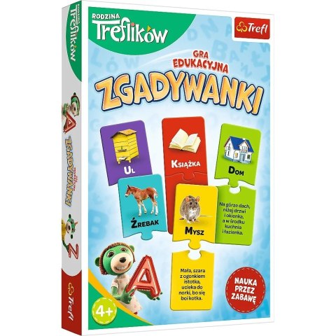 Gra Zagadkowy alfabet Rodzina Treflików Trefl