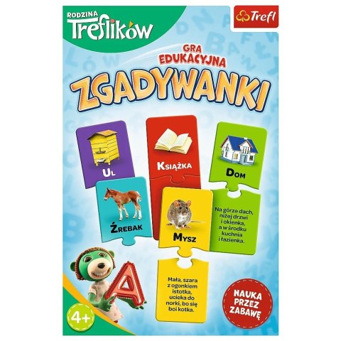 Gra Zagadkowy alfabet Rodzina Treflików Trefl