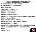 Klocki Armed Forces MiG-29 NATO Code FULCRUM Cobi Klocki