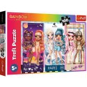 Puzzle 100 elementów Tęczowe laleczki Rainbow High Trefl