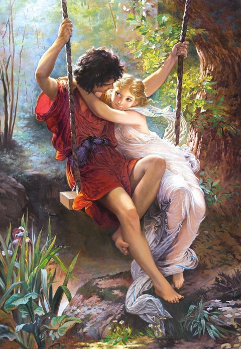 Puzzle 1000 elementów Kopia: Wiosna Pierre-Auguste Cot Castor