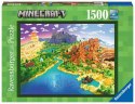 Puzzle 1500 elementów Świat Minecraft Ravensburger Polska