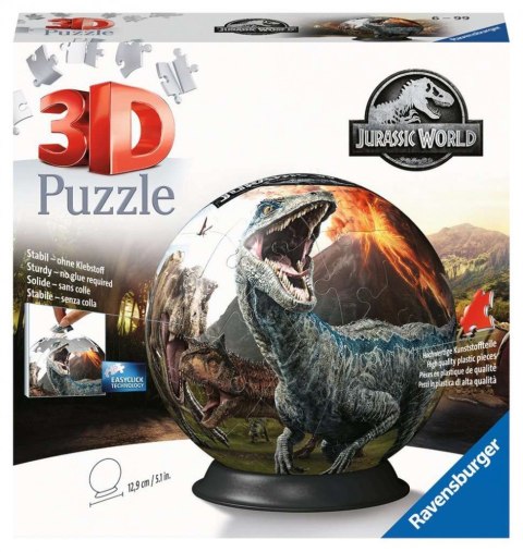 Puzzle 73 elementów 3D Kula Jurassic World Ravensburger Polska