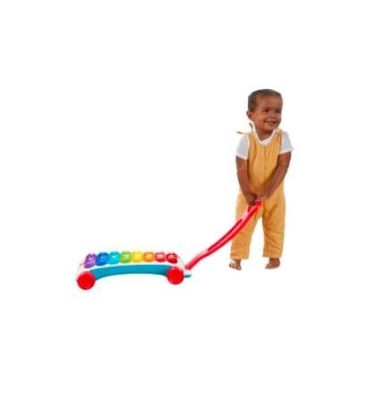 Zabawka muzyczna Duży edukacyjny ksylofon do ciągnięcia Fisher Price