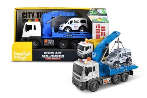 Auto miejskie Laweta Funny Toys For Boys Artyk