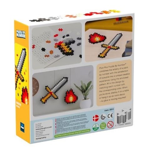 Klocki Plus-Plus Puzzle po numerach - Przygoda 250 elementów Dante