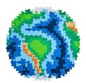 Klocki Plus-Plus Puzzle po numerach - ziemia 800 elementów Dante