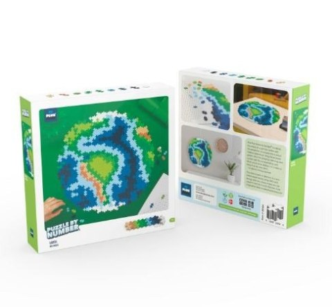 Klocki Plus-Plus Puzzle po numerach - ziemia 800 elementów Dante