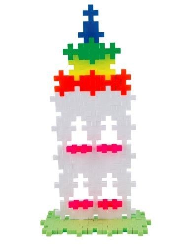 Klocki Plus-Plus Zestaw z tęczą i zamkiem 360 elementów Dante
