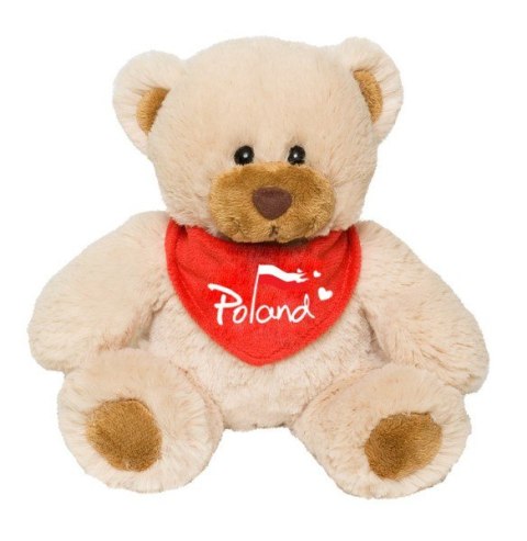 Maskotka Miś w apaszce Poland 16 cm Beppe