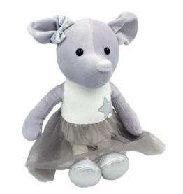 Maskotka Myszka Lila srebrna 33 cm TULILO