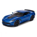 Model metalowy Corvette Z06 2015 niebieski 1/24 Maisto