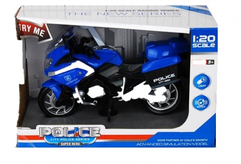 Motor Policja światło/dźwięk w pudełku Dromader