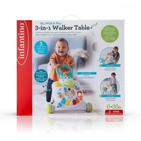 Pchacz 3 w 1 Konik Infantino B-kids